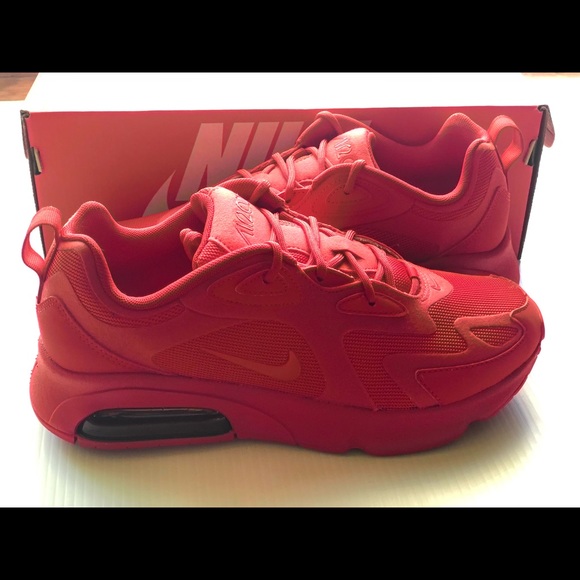In stock Nike Air Max 200 red women’s NWT In stock Nike Air Max 200 red women’s NWT